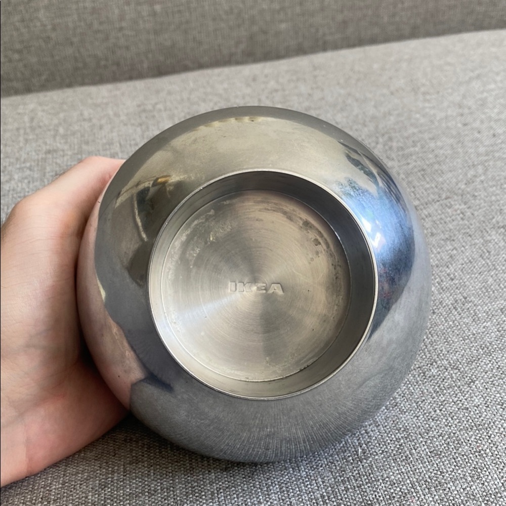 Sophisticated Silver Candle Holder Accent - Picture 2 of 3